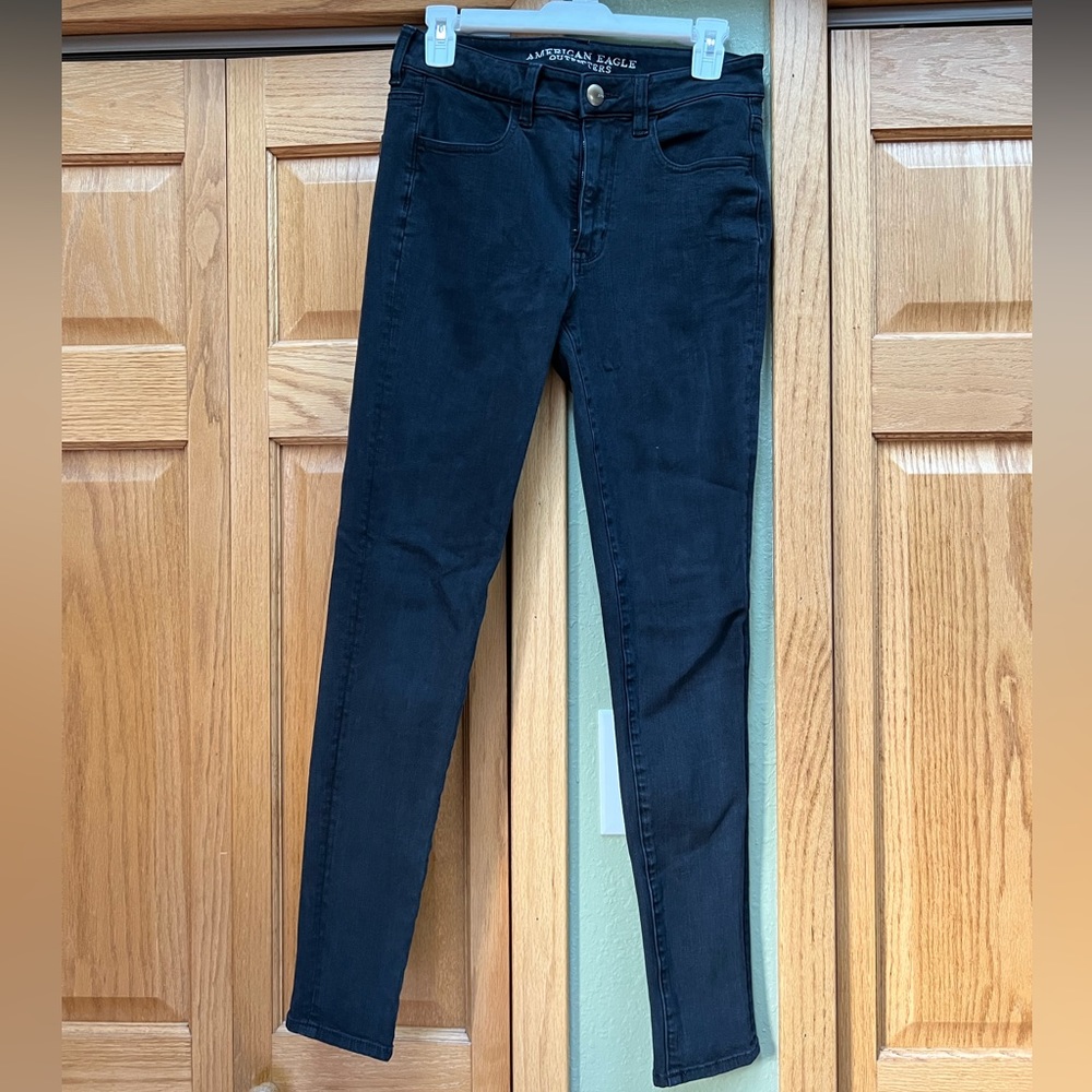 American Eagle Outfitters Hi-Rise Black Jegging